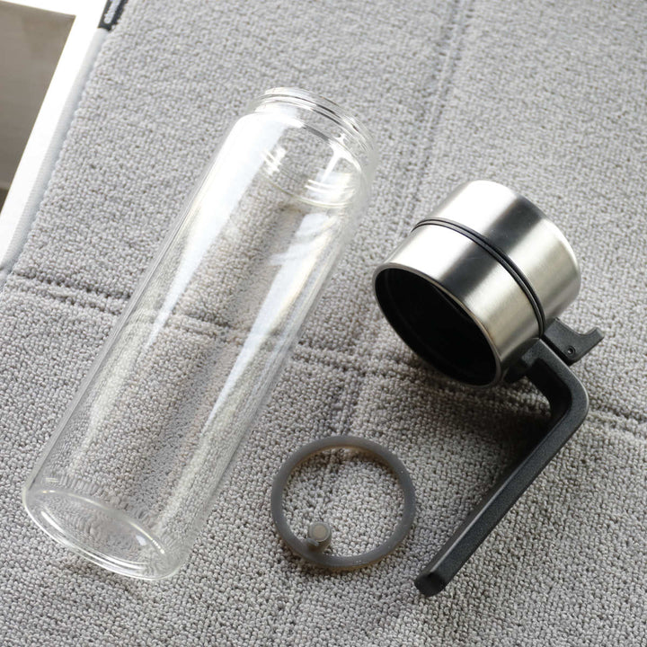 オイルボトル500mlatomico耐熱ガラス製密閉オイルボトル