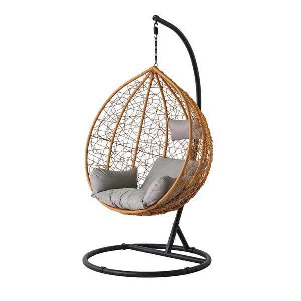 ハンギングチェア1人用ラタン調マーレ