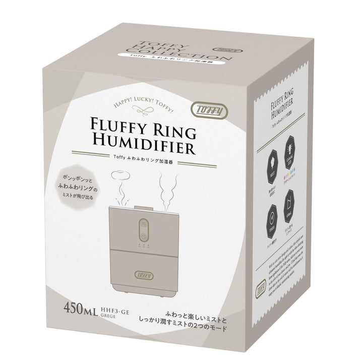 加湿器450mlふわふわリング連続モードToffy