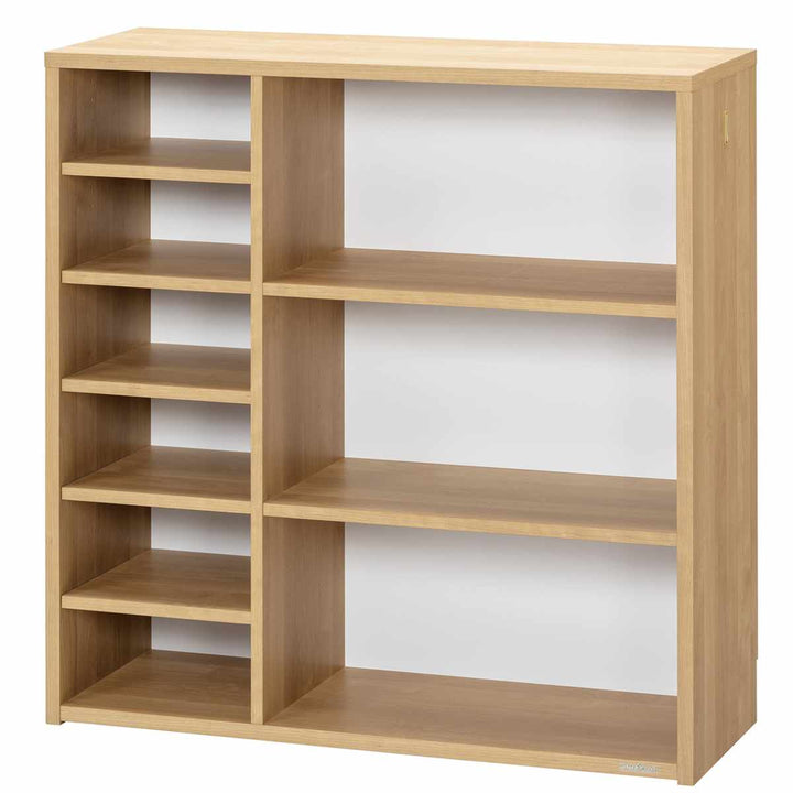 スクエアシェルフ幅107.9cm組み替えハンガーバー付日本製