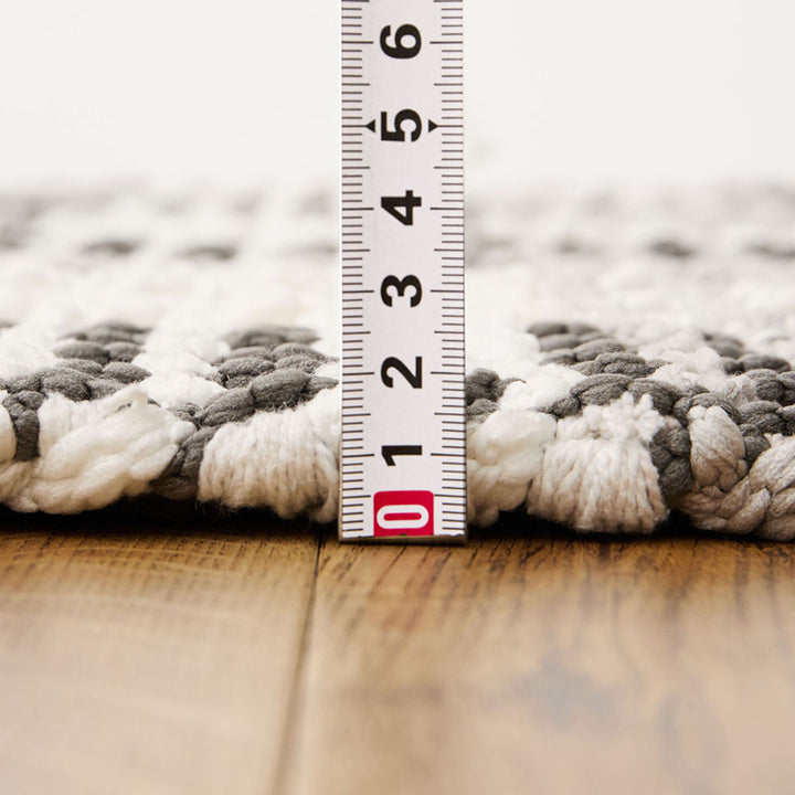 玄関マット50×80ワッフル風マットチェック柄エルフ室内