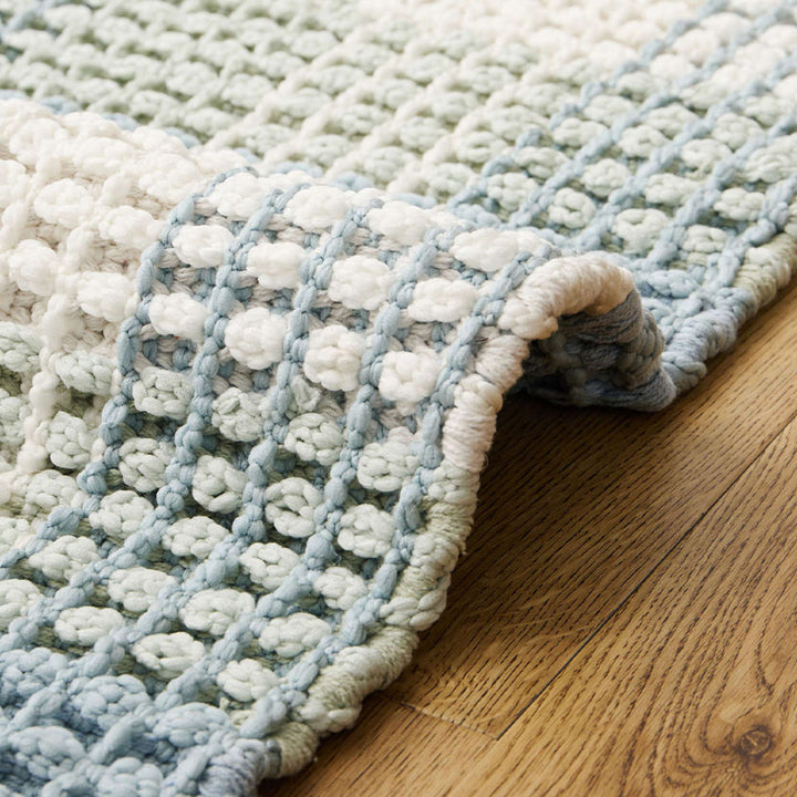 玄関マット50×80ワッフル風マットチェック柄エルフ室内