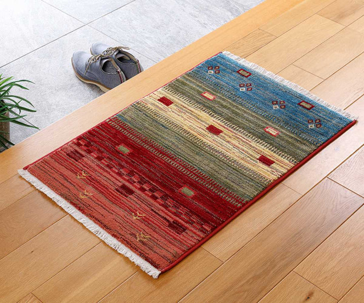玄関マット50×80トルコ製ウィルトン織の玄関マットRAKKAS室内