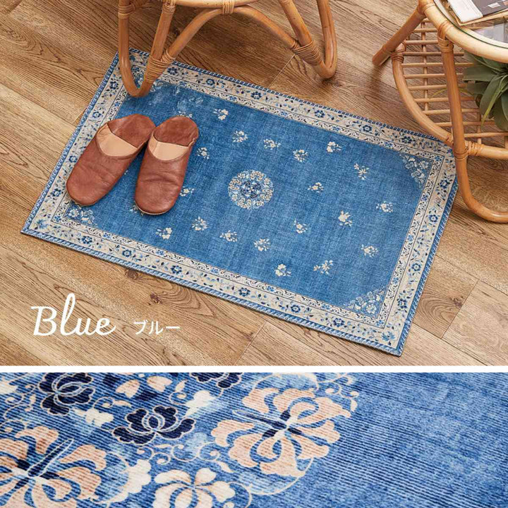 玄関マットミュゲ50x80短毛転写マット室内