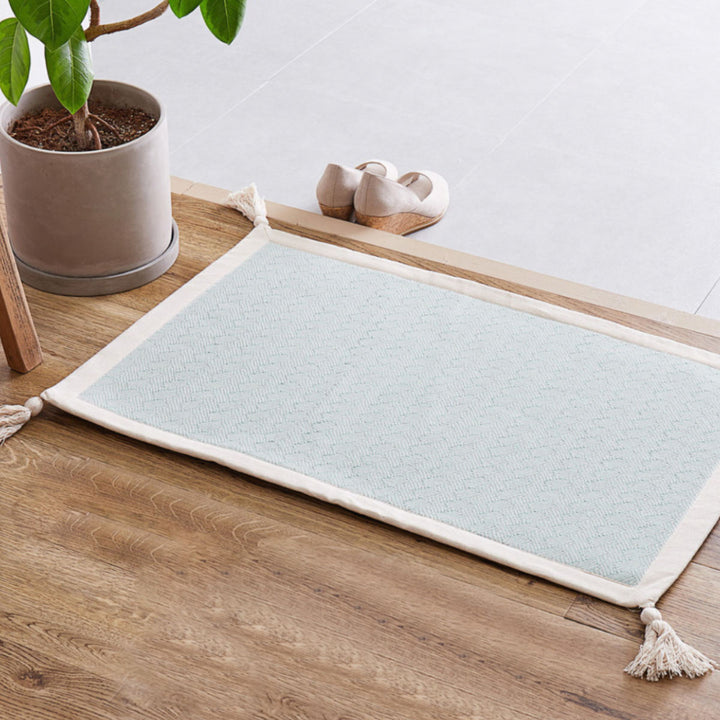 玄関マット50×80インド綿のふっくら玄関マット室内