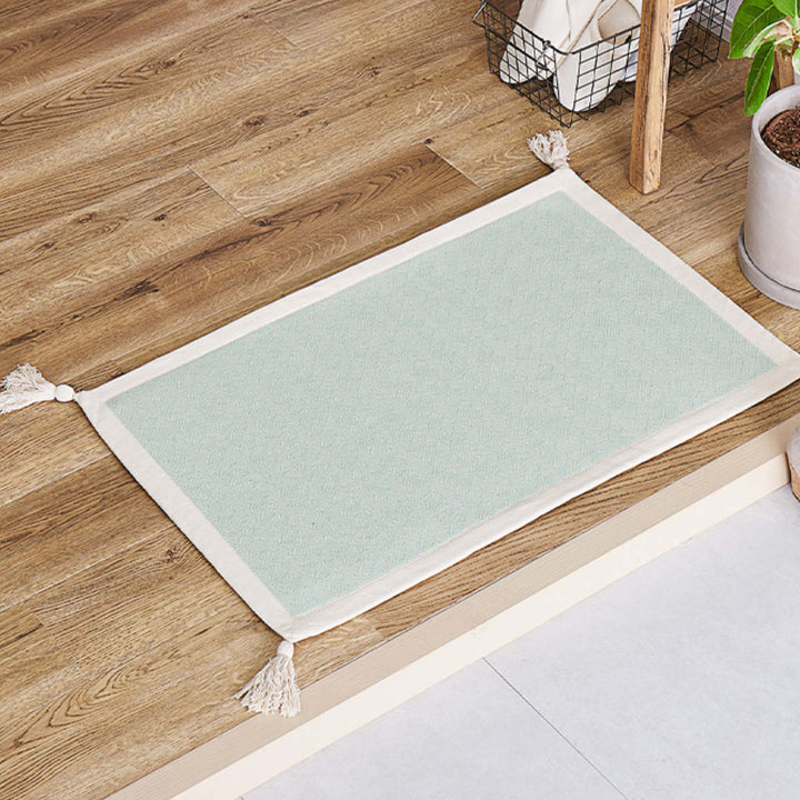 玄関マット50×80インド綿のふっくら玄関マット室内