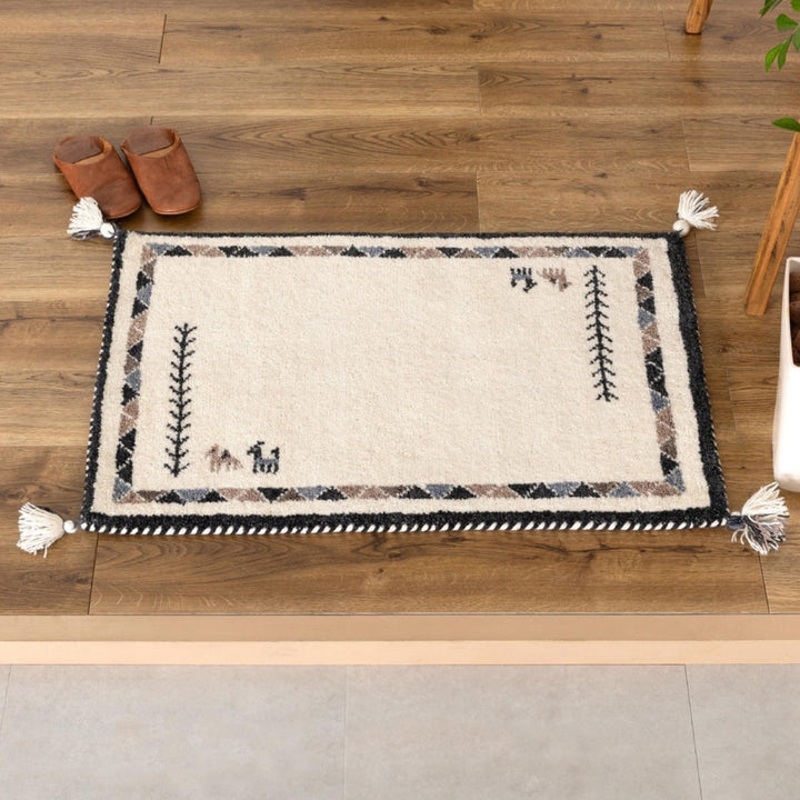 玄関マット45×75GABBEH室内