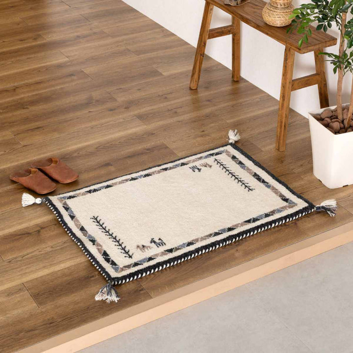 玄関マット60×90GABBEH室内