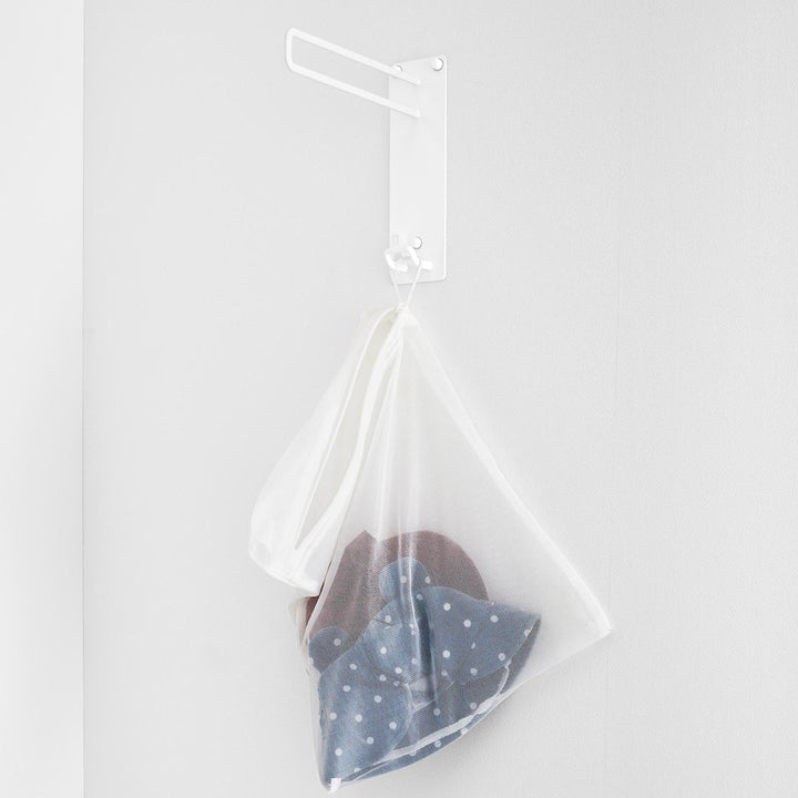 山崎実業tower壁付けちょい干しハンガータワー