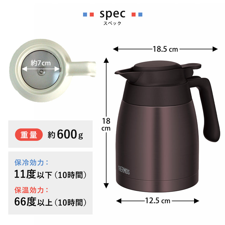 サーモスポット1Lステンレスポット