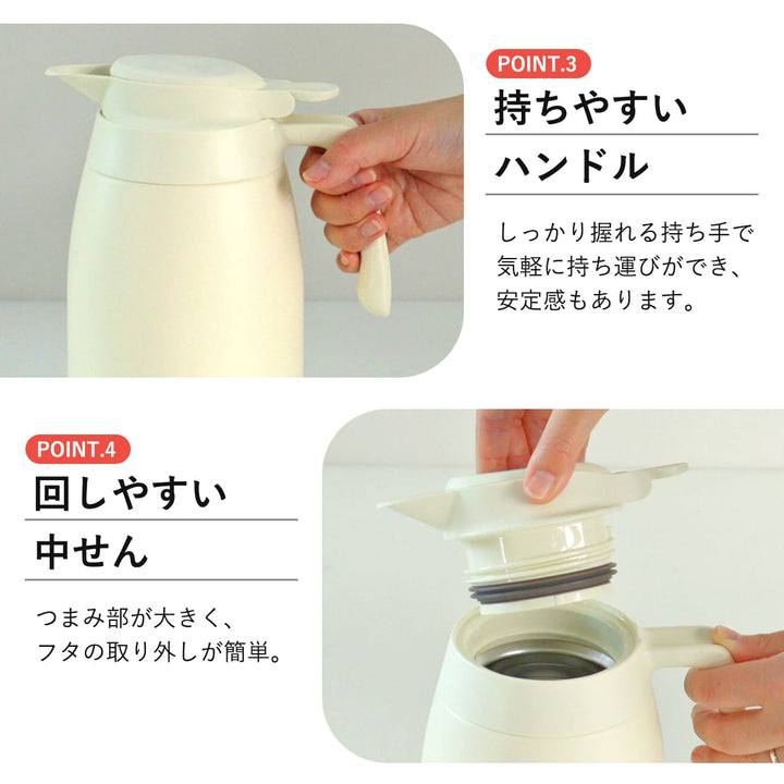 サーモスポット1Lステンレスポット