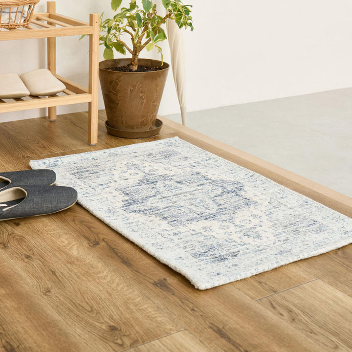 玄関マット45×75シェニールマットジャガード織室内