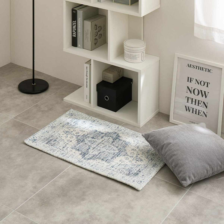 玄関マット45×75シェニールマットジャガード織室内