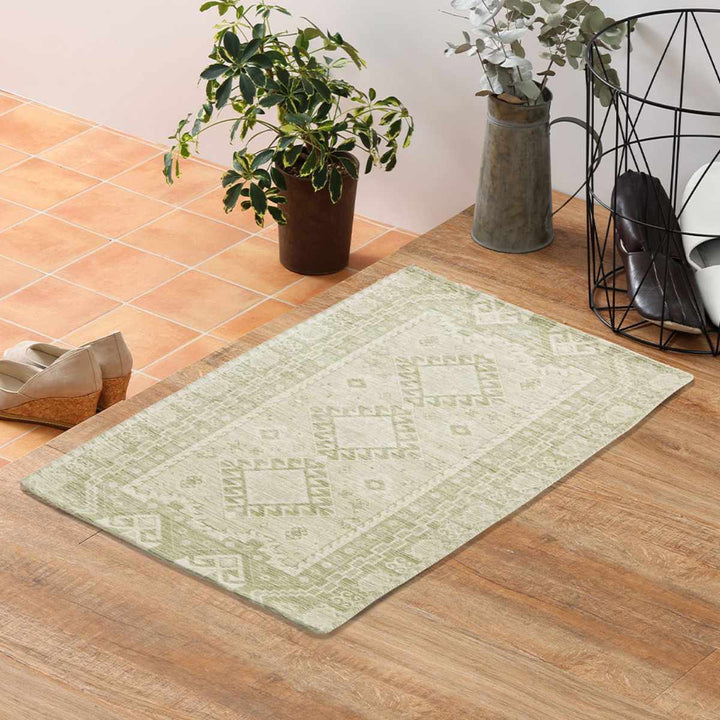 玄関マット45×75シェニールマットジャガード織室内