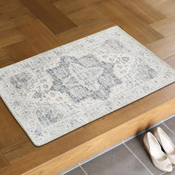 玄関マット70×120シェニールマットジャガード織室内