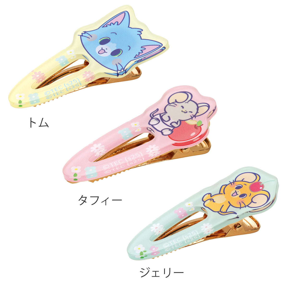 ヘアクリップ 髪留め ピン ヘアアクセサリー 前髪 トムとジェリー