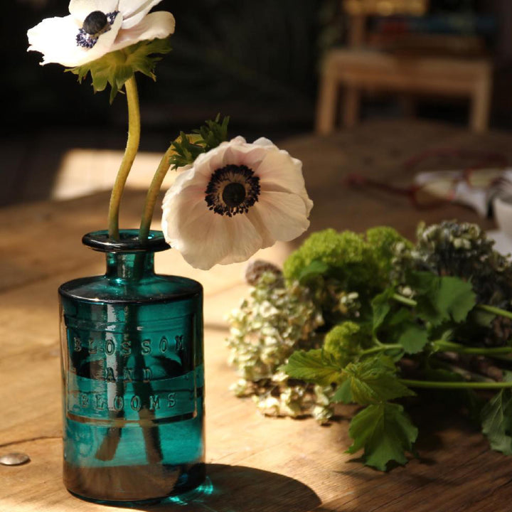 花瓶VALENCIAリサイクルガラスフラワーベースSIETE