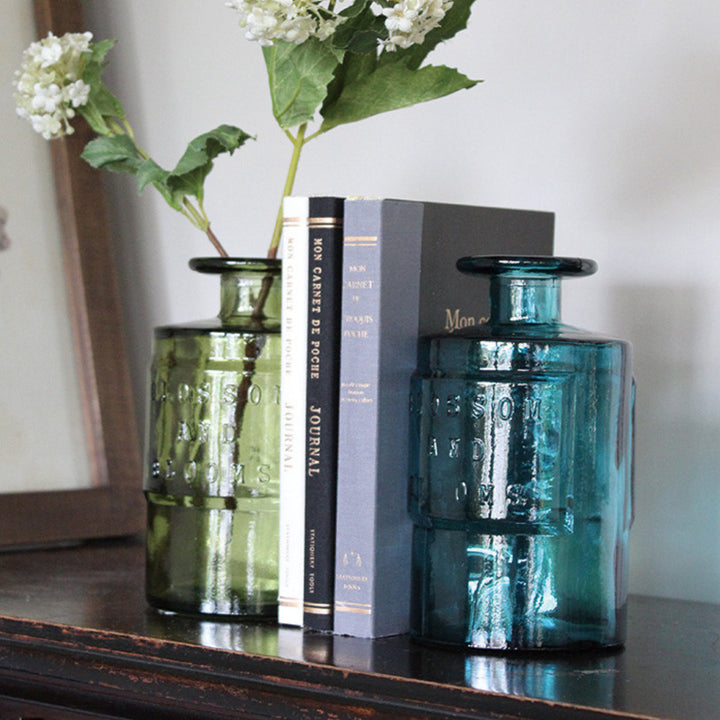 花瓶VALENCIAリサイクルガラスフラワーベースSIETE