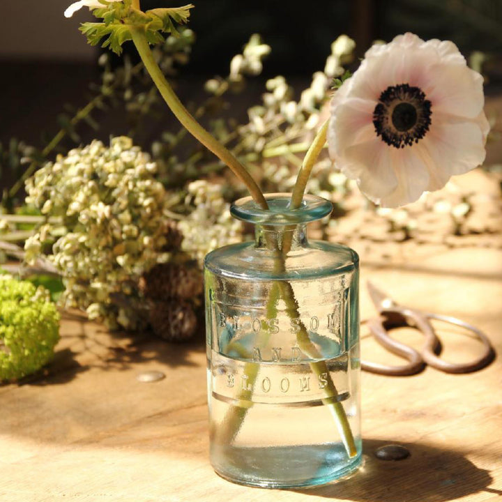 花瓶VALENCIAリサイクルガラスフラワーベースSIETE