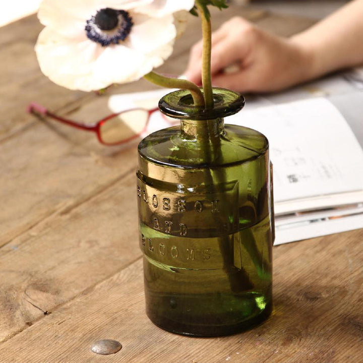 花瓶VALENCIAリサイクルガラスフラワーベースSIETE