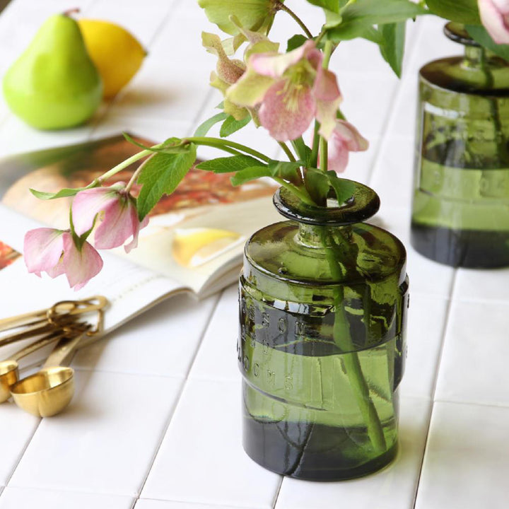 花瓶VALENCIAリサイクルガラスフラワーベースSIETE