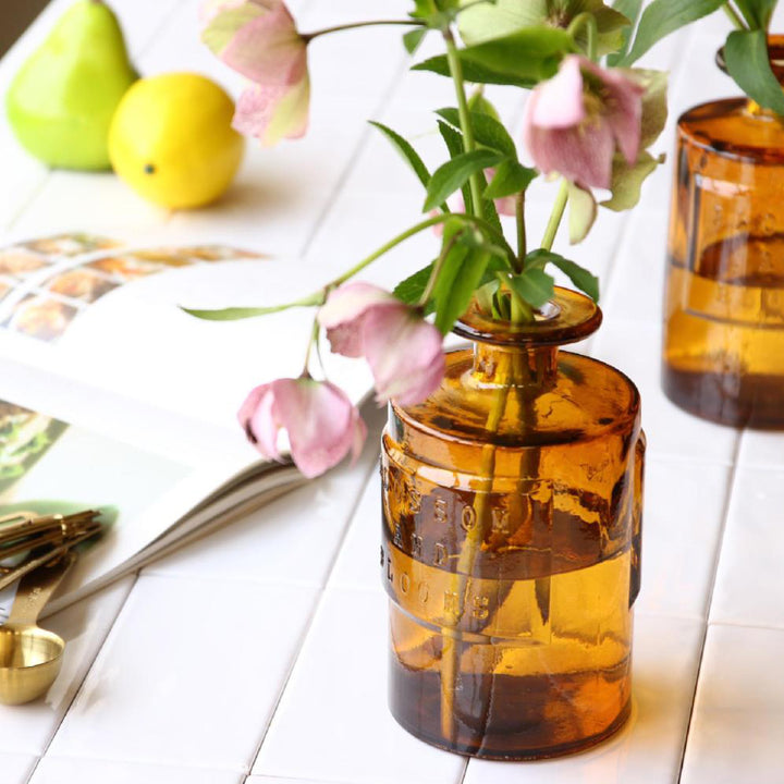 花瓶VALENCIAリサイクルガラスフラワーベースSIETE