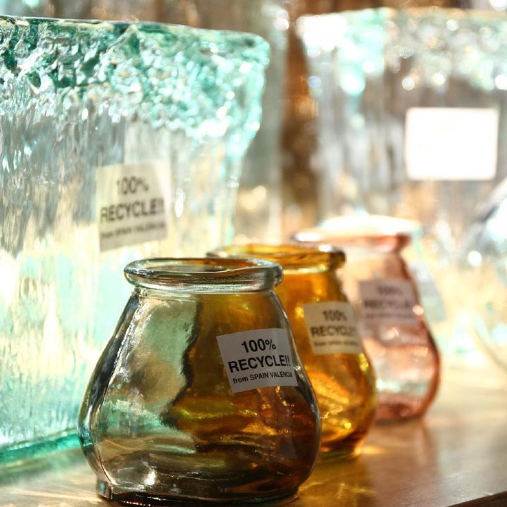 花瓶VALENCIAリサイクルガラスミニフラワーベースCERO