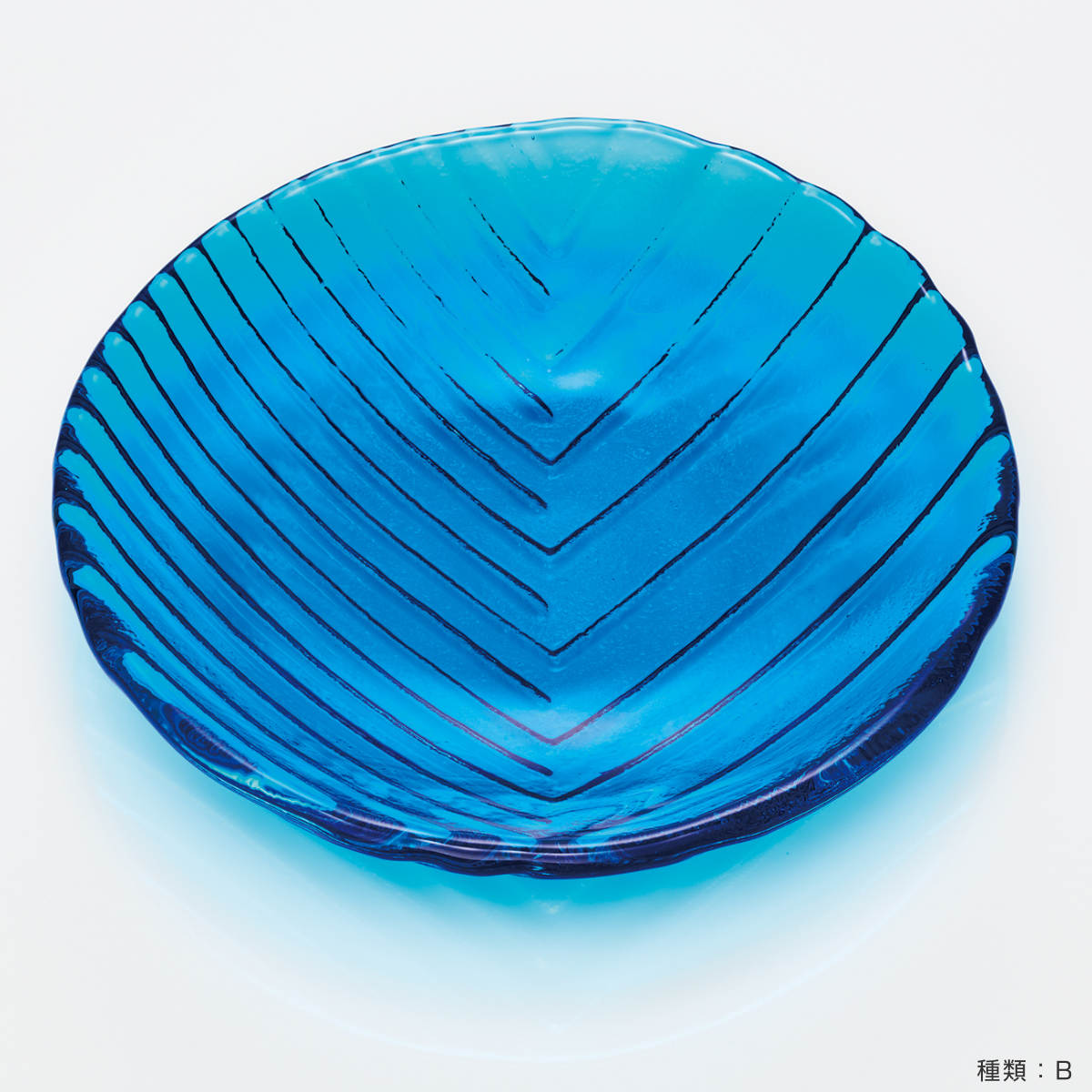 廣田硝子 皿 10.5cm 舫 もやい 手塩皿 ブルー – ハウジー