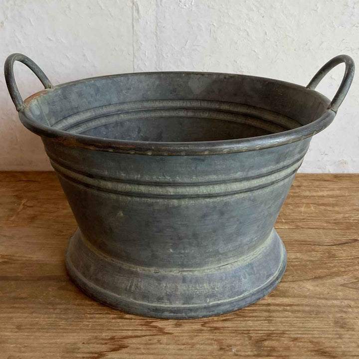 鉢ブリキブリキハンドルバケツS