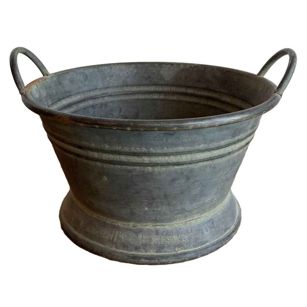 鉢ブリキブリキハンドルバケツL