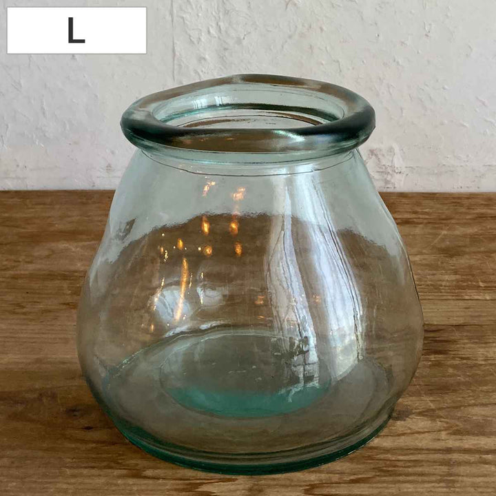 花瓶リサイクルガラスHURRICANEL