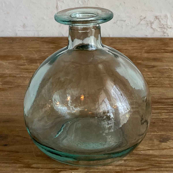 花瓶リサイクルガラスFLOREROBOTELLAラウンド