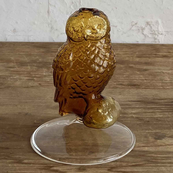 花瓶ガラスフクロウベース