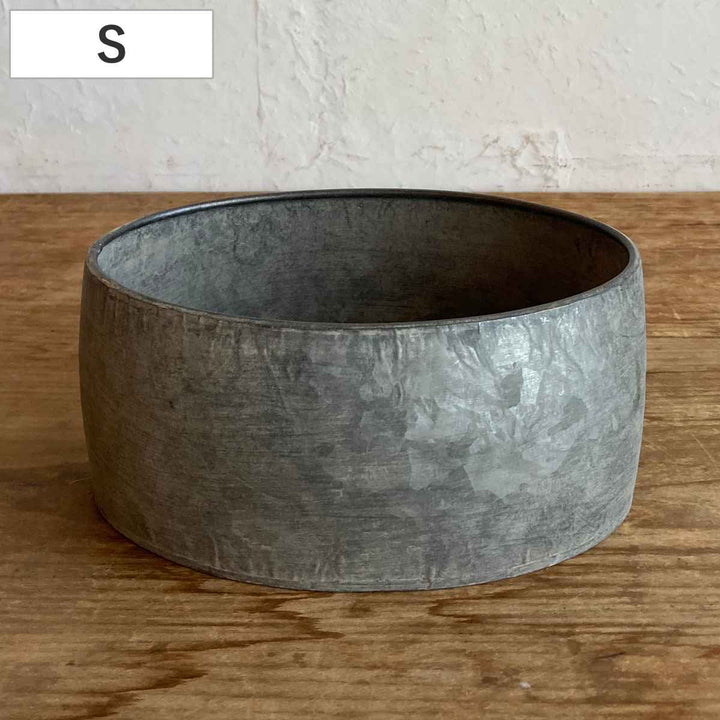 鉢ブリキプランターオーバルS