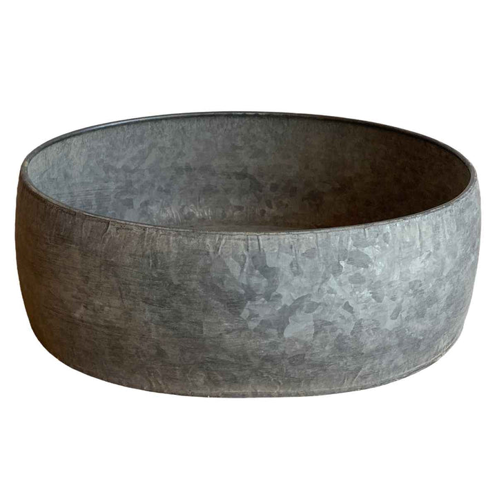 鉢ブリキプランターオーバルL