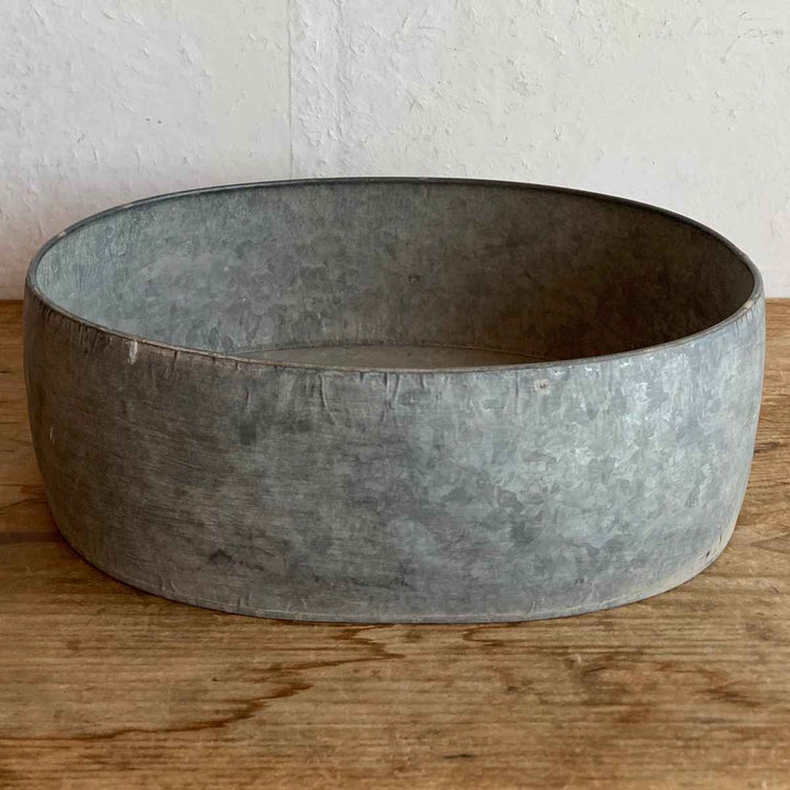 鉢ブリキプランターオーバルXL