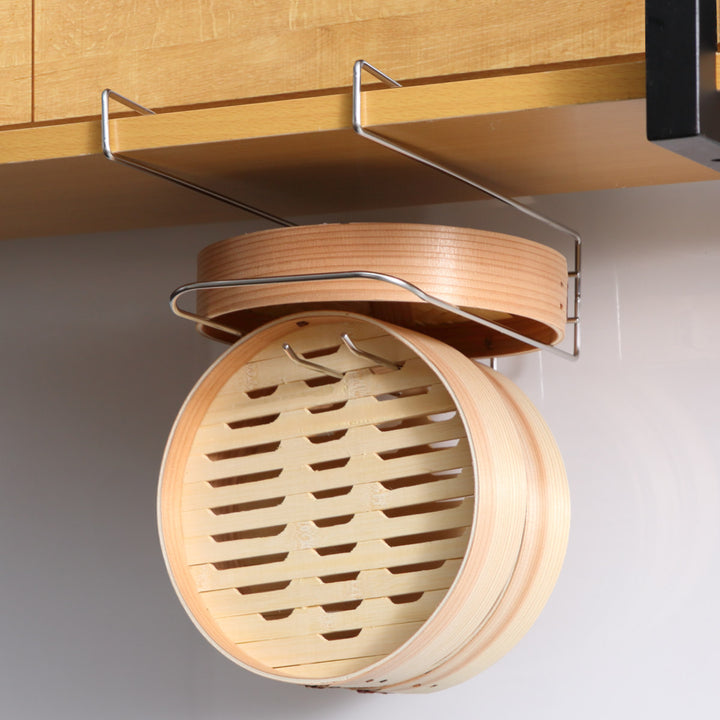 せいろ掛け吊戸棚下収納せいろも干せる吊り戸棚用引っ掛けラック