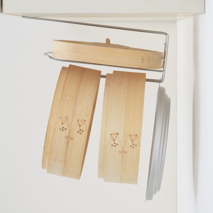 せいろ掛け吊戸棚下収納せいろも干せる吊り戸棚用引っ掛けラック