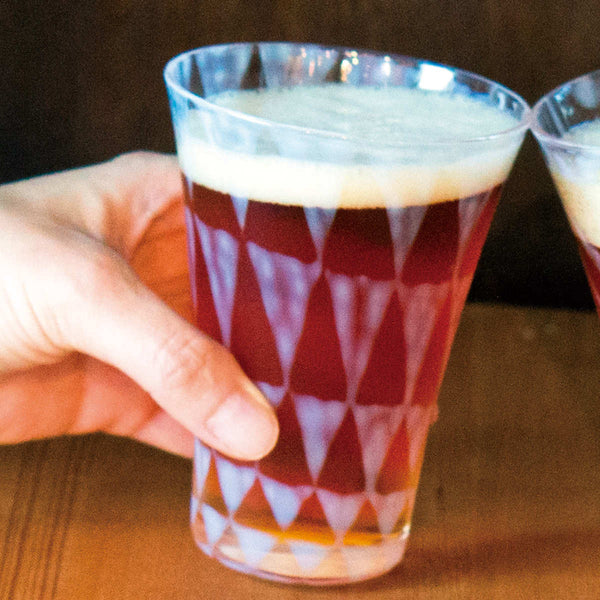 廣田硝子ビアグラス220ml大正浪漫ソーダ水コップ鱗