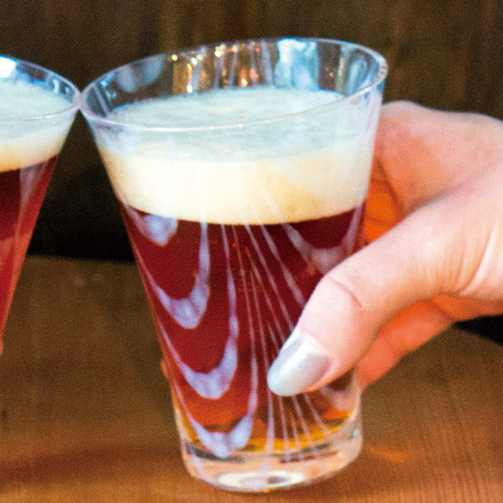 廣田硝子ビアグラス220ml大正浪漫ソーダ水コップ巻き上げ