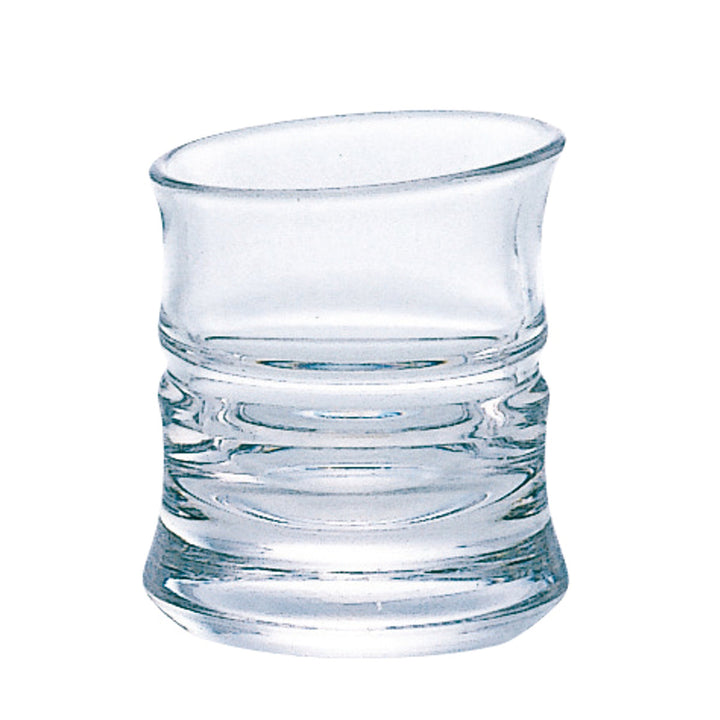 廣田硝子杯ぐいのみ青竹氷竹