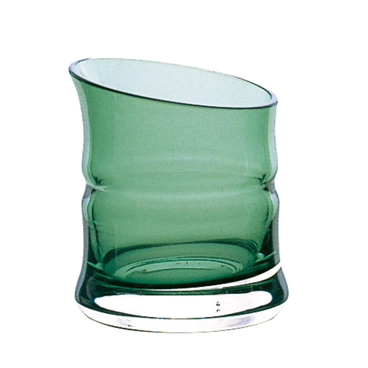 廣田硝子杯ぐいのみ青竹氷竹