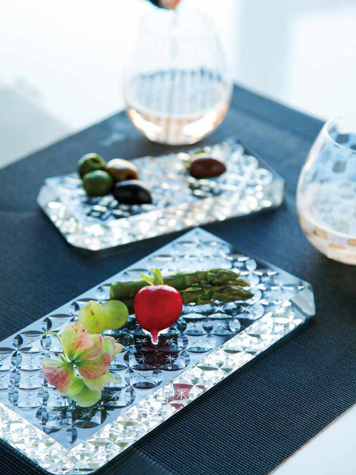 廣田硝子皿さゆる醤油・薬味皿