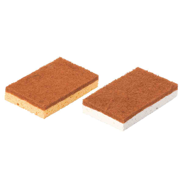 キッチンスポンジフライパンメーカーが作ったセルローススポンジ2個組