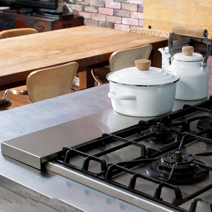 排気口カバーステンレス製ワイド伸縮幅60～75cm