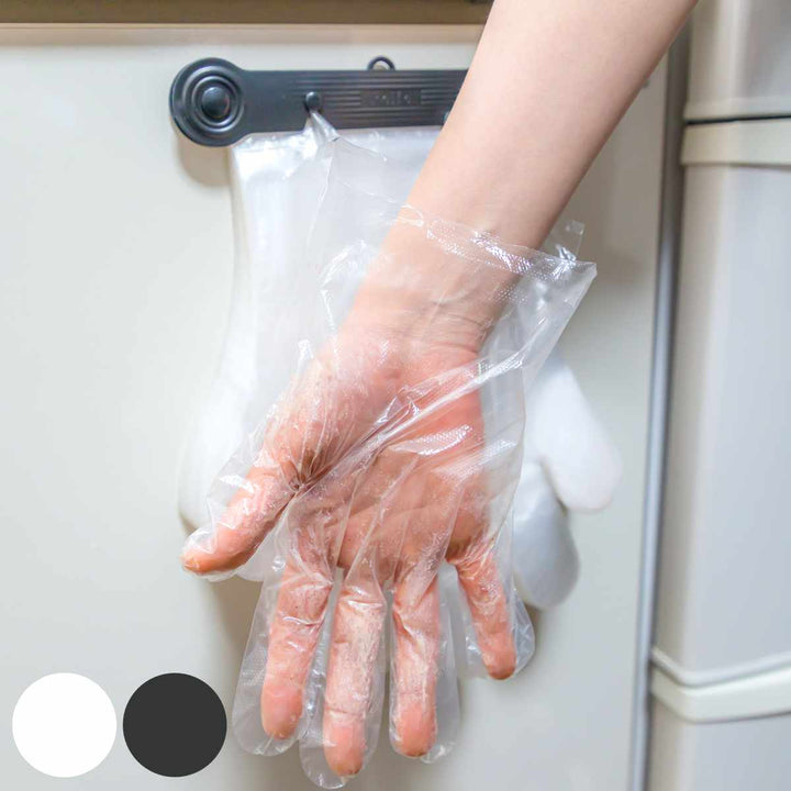 ビニール手袋ワンタッチポリエチ手袋100枚入り