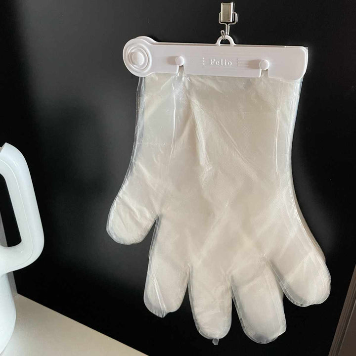 ビニール手袋ワンタッチポリエチ手袋100枚入り