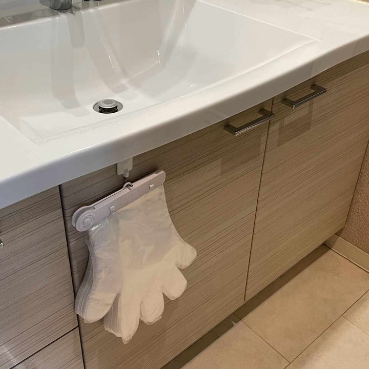 ビニール手袋ワンタッチポリエチ手袋100枚入り