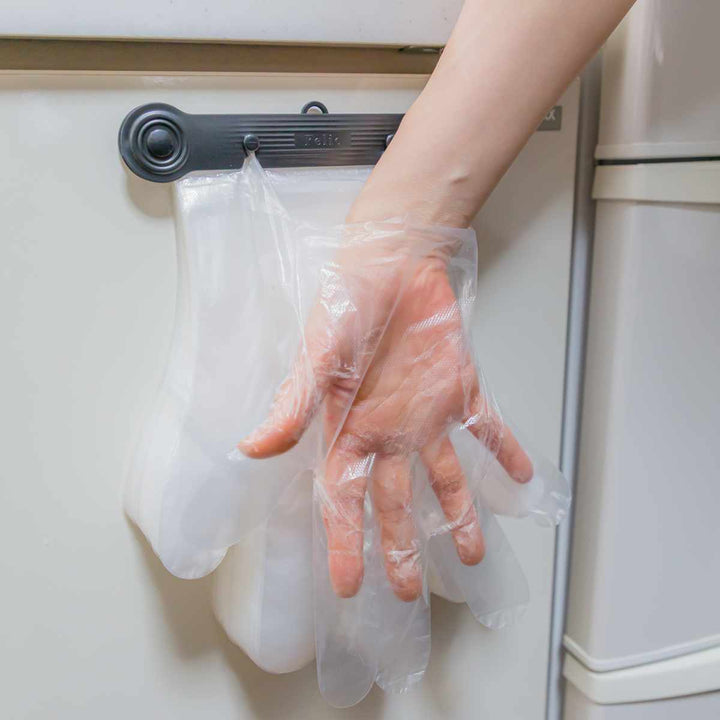 ビニール手袋ワンタッチポリエチ手袋100枚入り