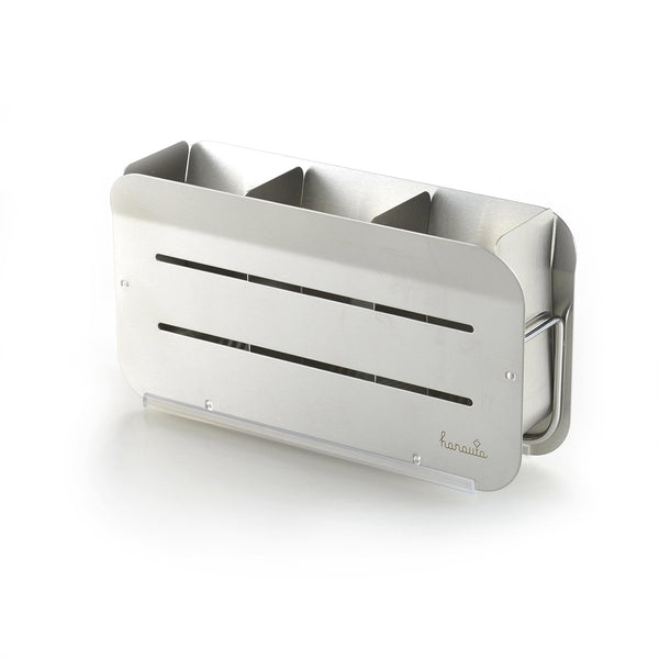 カトラリーポケット水切りラック用hanautaハナウタ箸立てシルバー